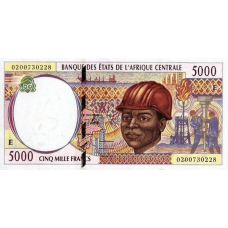 P204Eg Cameroon - 5000 Francs Year 2002